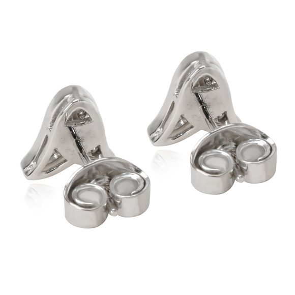 Graff Tulip Diamond Earring in 18K White Gold 0.22 CTW - Picture 3 of 4